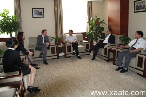 凯宾斯基酒店管理集团贵宾访问西安航空旅游学