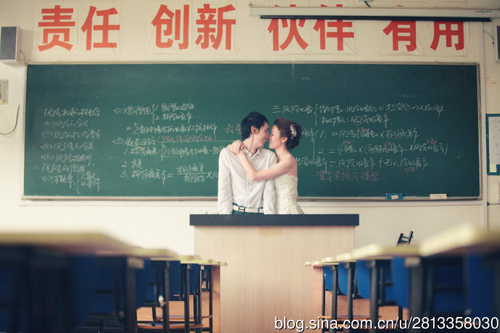 爱上欧亚，爱上未来的你--西安欧亚学院校园婚纱照