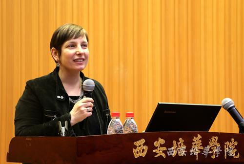 匈牙利驻华使馆教育参赞宋妮雅博士到西安培华