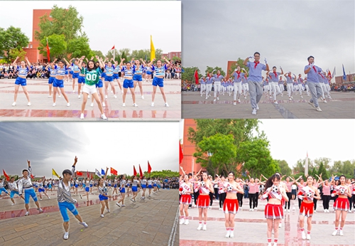 山西大学商务学院千名大学生“舞动中国梦”_华禹教育网【原中国高校网】