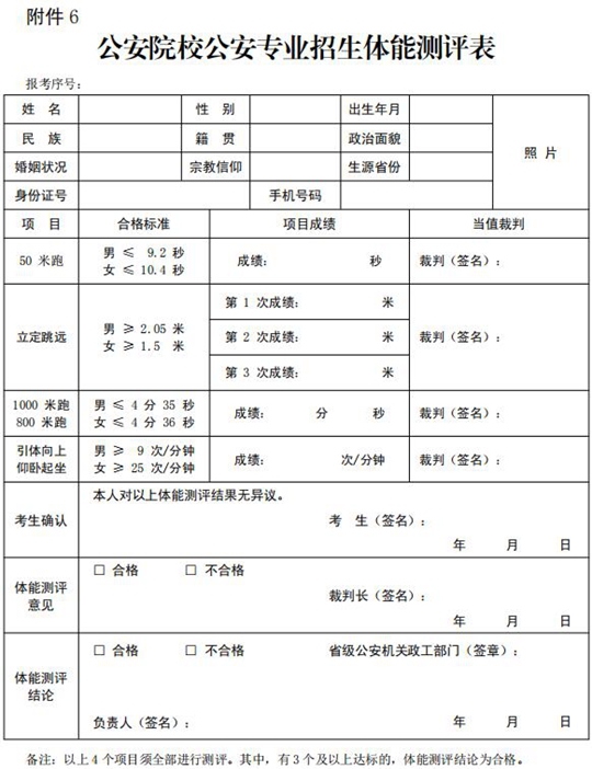 2019年福建高考公安院校公安类、司法警察类专业招生办法