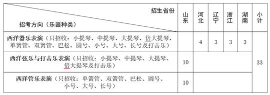 山东大学2021年艺术类专业招生简章