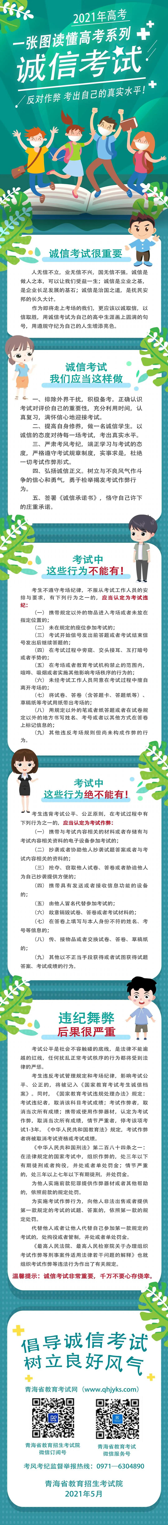 2021年一张图读懂高考系列之（一）诚信考试(图1)