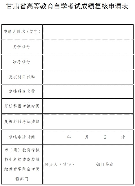 甘肃省2024年10月高等教育自学考试成绩查询公告(图1) 甘肃省2024年10月高等教育自学考试成绩查询公告(图1)